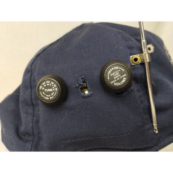 Vintage Dallas Cowboys AM FM Radio Hat Cap Snapback WORKS - Read Description - Picture 3 of 9